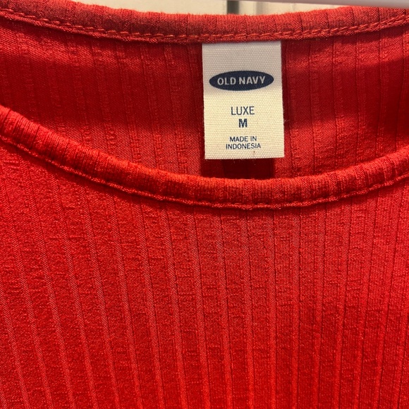 Women’s Old Navy Ribbed Tank Top Medium Dark Red - Picture 3 of 10